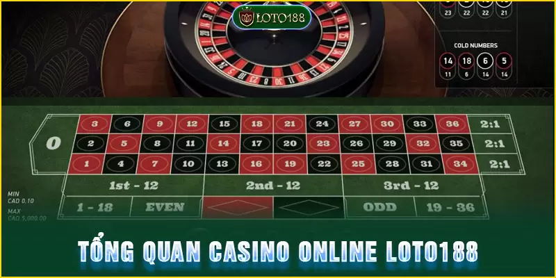 Giới thiệu tổng quát về sảnh casino online của nhà cái LOTO188 